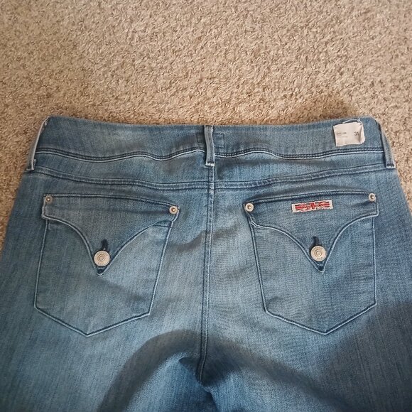 Hudson Nico Jeans Womens Size 31 Blue Light Wash Stretch Denim NEW - Picture 3 of 14